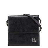 バレンシアガ Bロゴ 三つ折り財布 580037 ブラック レザー メンズ BALENCIAGA 【中古】